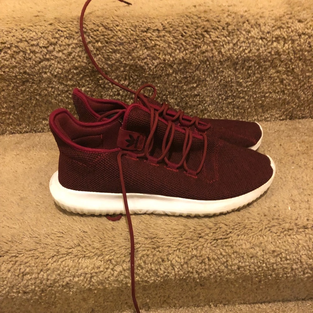 Used....Men’s Burgundy Tubular Shadow Adidas
